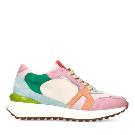 multi gekleurde sneakers dames